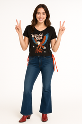 70's Vintage World Tour Tee - Adult Halloween Costume Accessory